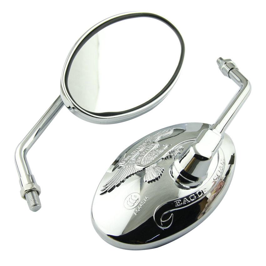 Motorcycle Rearview Mirror 10mm Side Mirror For Kawasaki EL250 EN400 EN450 EN500 VN250 VN400 Vulcan Classic VN750 VN800 VN900