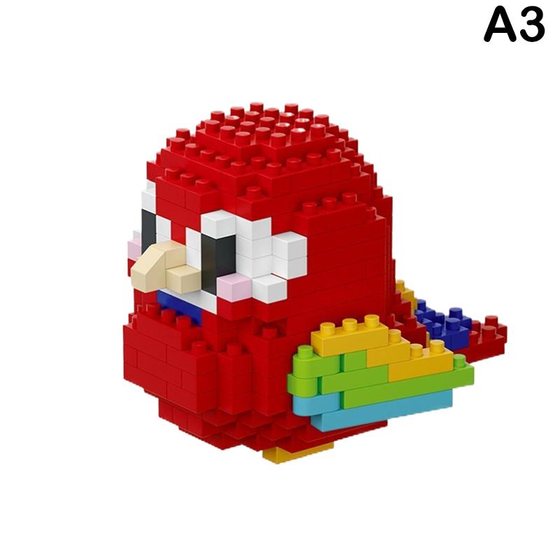 New Kawaii Cute Bird Small Building Blocks Set Creative Educational Building Toys For Boys Girls Toys Suitable For Decorate