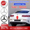 Adesivo per Auto 1pz 90mm ABS Adesivo Emblema Posteriore per Bagagliaio per Mercedes Benz Classe A B C E S GLA GLC CLA GLK GLE W204 W