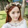 Korean Bridal Floral Wreath Headband for Beach and Photography Sessions