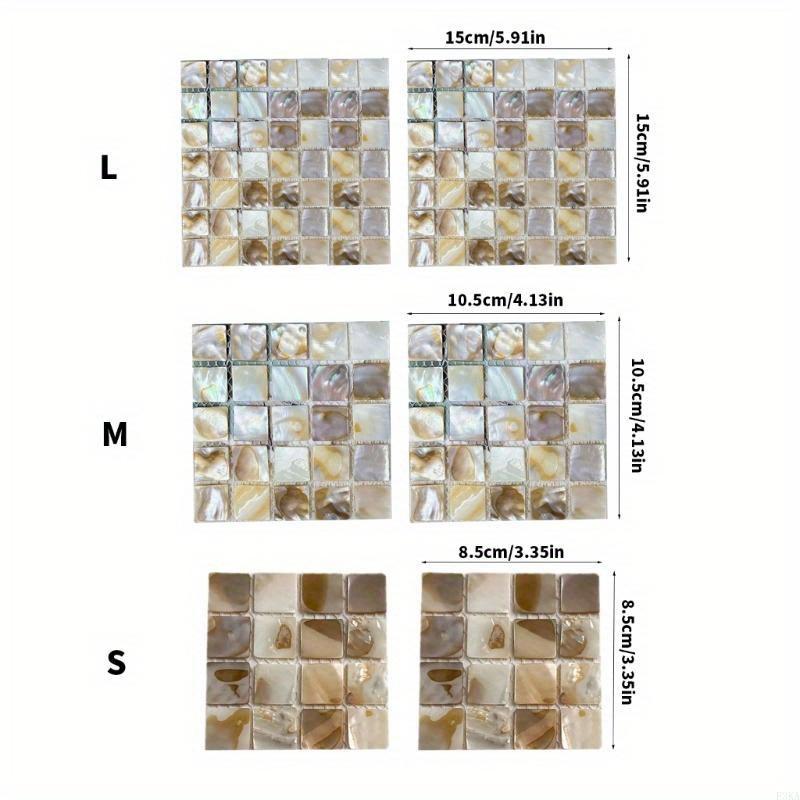 2pcs Handmade Drink Shell Square Coasters Heat Resistant Cup Mats Dining Table Accessories Home Decoration Placemat