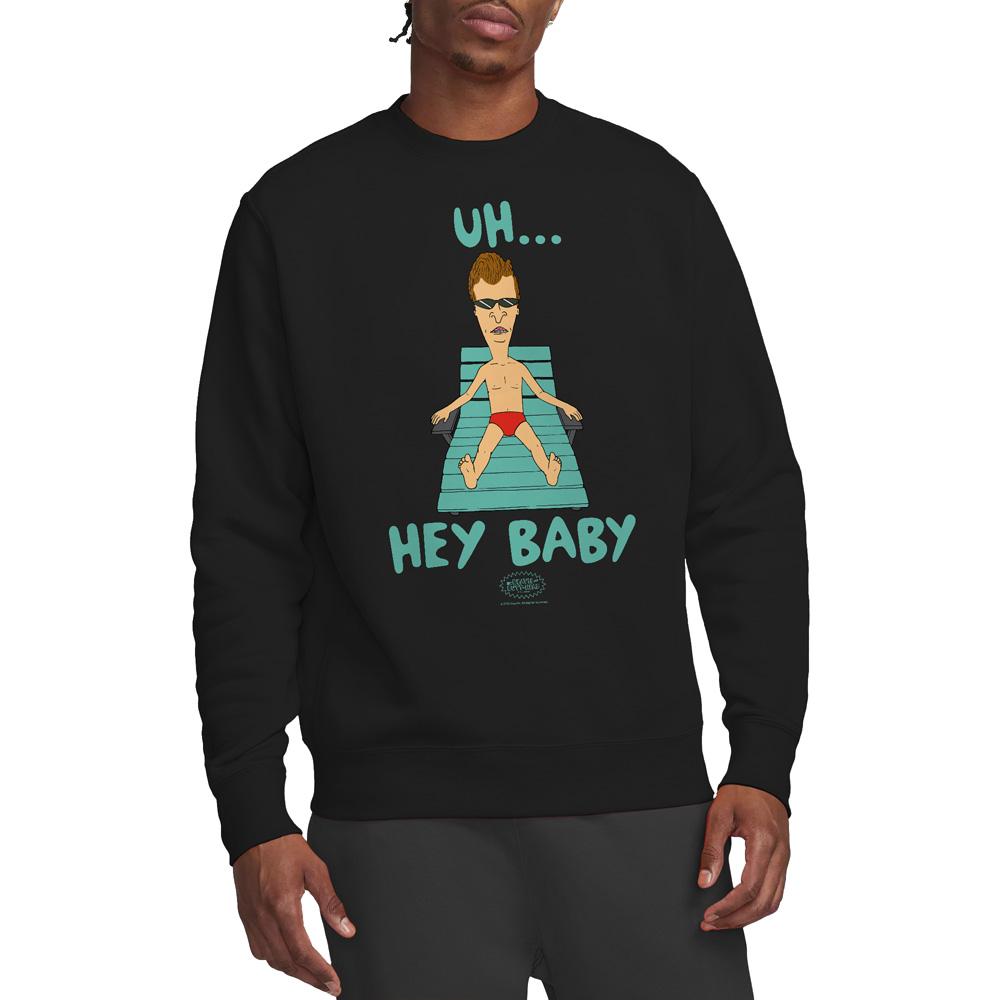 Beavis & Butthead Unisex Adult Uh Hey Baby Sweatshirt