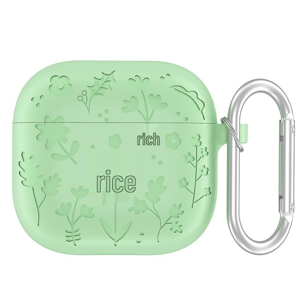 Solid Color Silicone Protective Cover for Apple AirPods 4th Gen