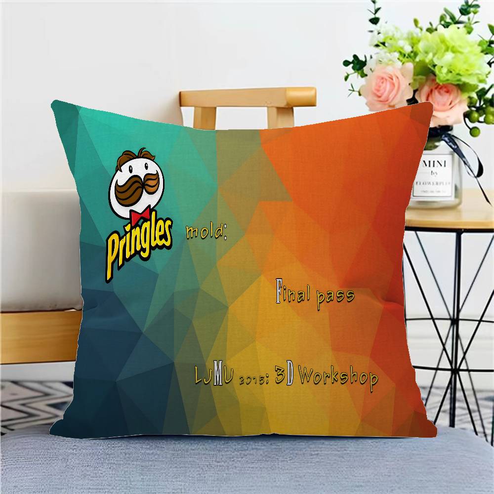 Fashion P-Pringles L-LLC Film Cushion Cover Polyester Sofa Cushions Decorative Throw Pillows Home Decoration Pillowcover