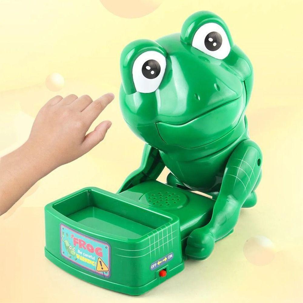 Multifunctional Stealing Insect Frog Biting Prank Toys Plastics Frog Board Games  Birthday Gift