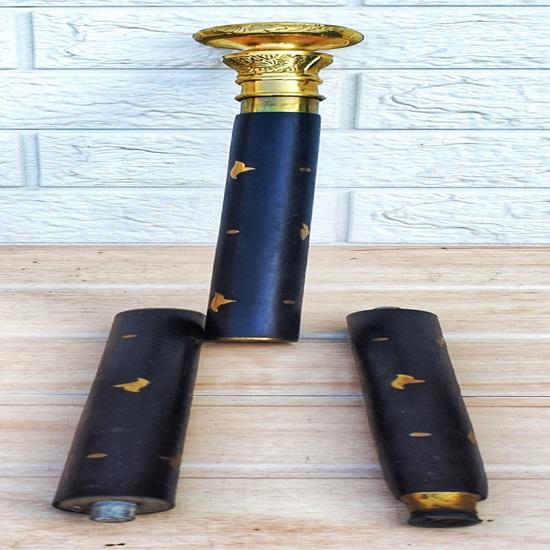 93.98cm Cane Solid Head Wooden Walking Stick Designer Christmas Gift For Him