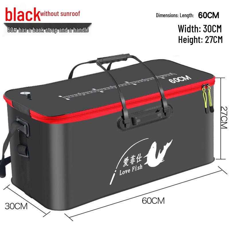 Găleată Pliabilă Multifuncțională din EVA pentru Păstrarea Peștelui - Geantă Grosă pentru Pește cu Livrare Gratuită