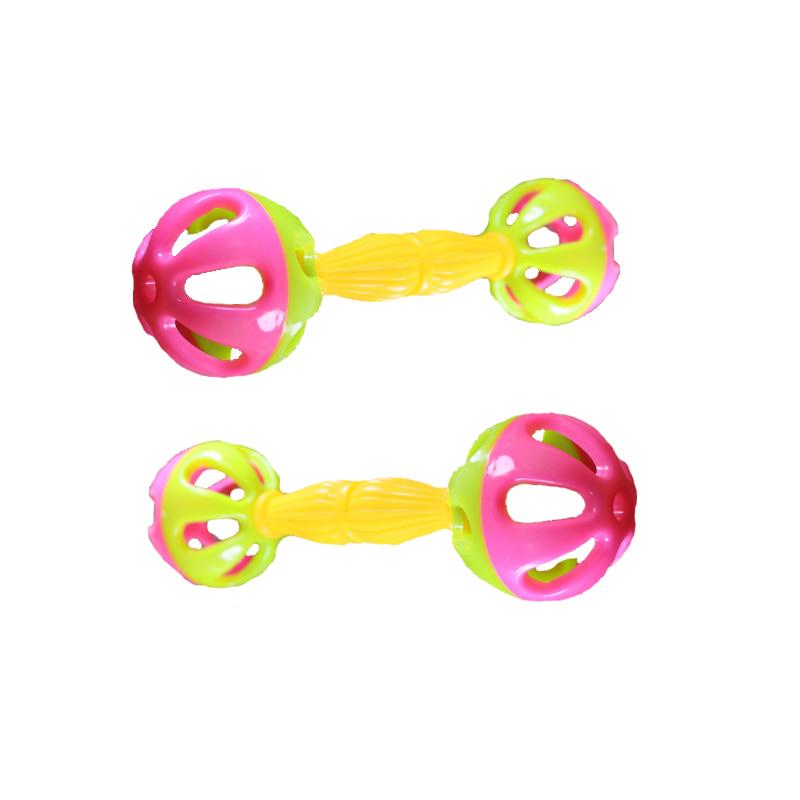 Satın alın 1 Pc Baby Rattles Double Head Hand Shaking Newborns ...