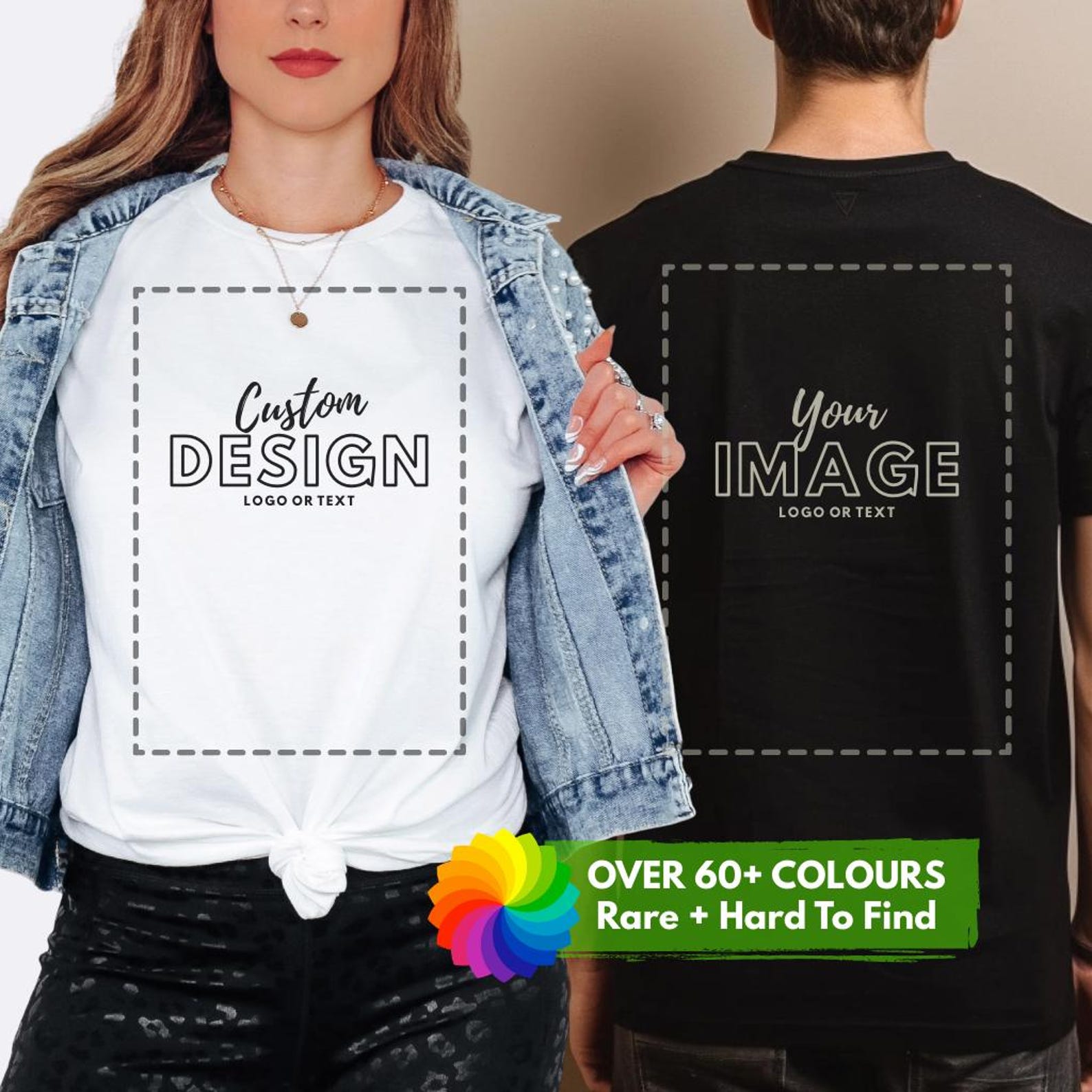 Custom Shirt | Personalized Tshirt Design Text Graphic Logo | Ladies Mens Unisex L