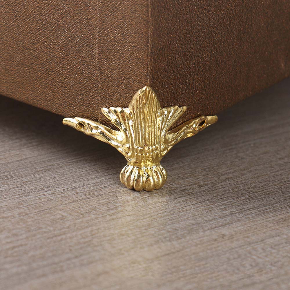 Durable Protector Decorative Hardware Furniture Part Corner Bracket Corner Furniture Leg Feet Leg