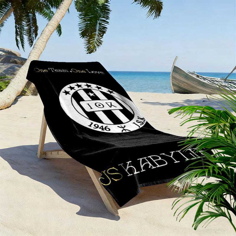 js Kabylie Print Beach Towel, Large Soft Quick Dry Towel for Beach Camping Swimming