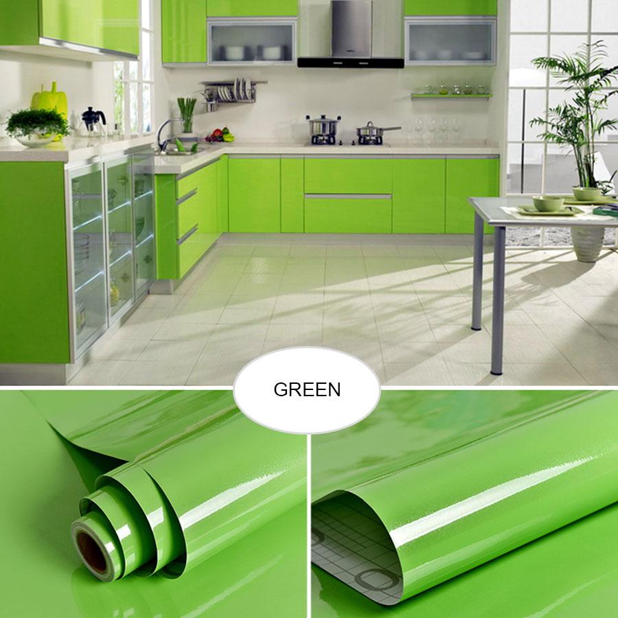 PVC Self-Adhesive Marble Wallpaper Kitchen Tile Stove Waterproof Oilproof Stickers Furniture Desktop Countertop Protective Film