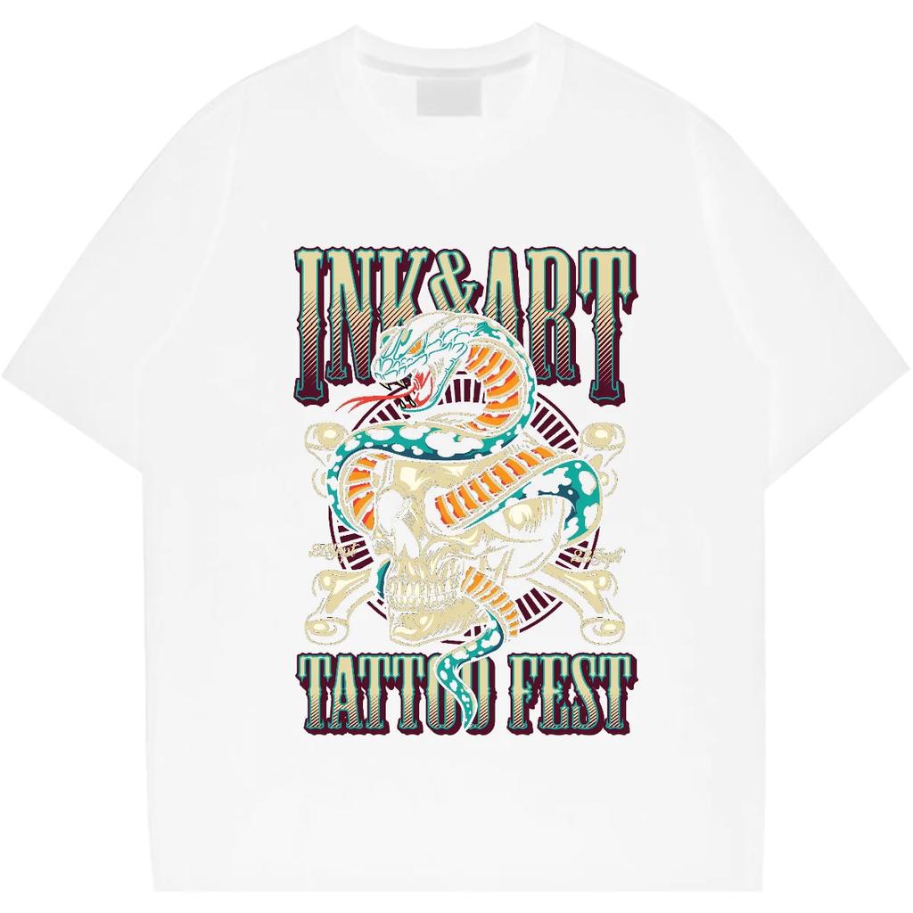 Cobra T-shirt Oversize Loose Tees Classic Vintage Hip Hop T Shirt Design Special Cotton Tshirt Outdoor Style Unisex Clothes