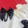 Satin Bow BB Clip Y2K Oval Hairpin Hair Accessories Cloth Hair Clip  Headwear