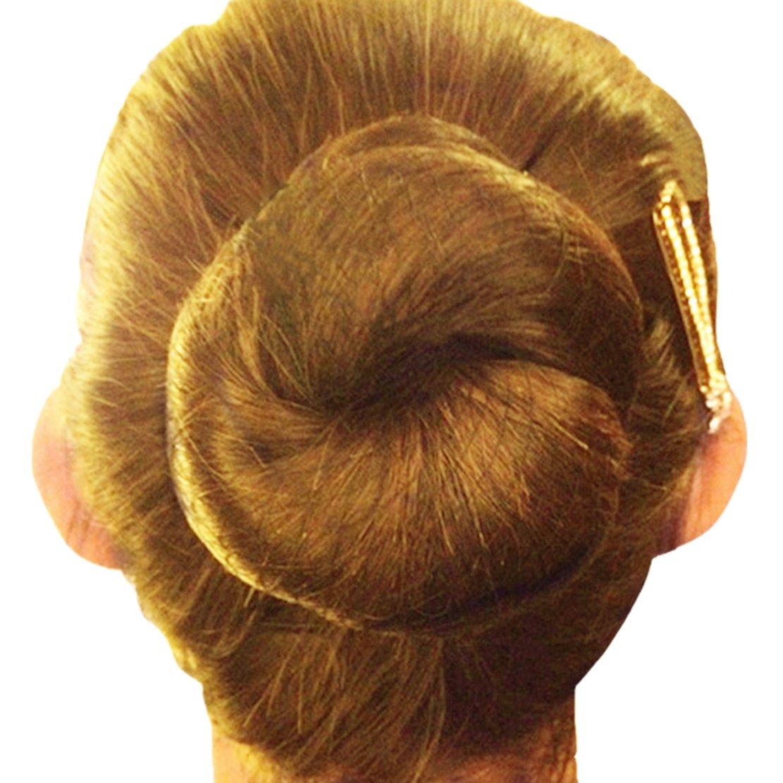 20  50 Pack Hairnets Invisible Elastic Edge Mesh 50cm Reusable Bun Hair Nets(gold 50pcs)