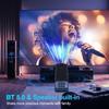 2024 Android 11 390ANSI HY320 Projector 4K Native 1080P Dual Wifi6 BT5.0 Cinema Outdoor Portable Projector