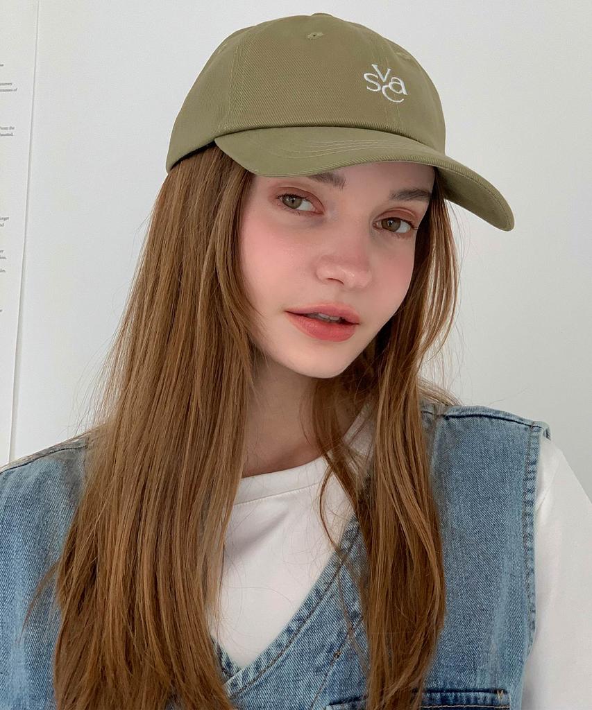 Baseukala Vasc Logo Stitch Embroidered Ball Cap Khaki