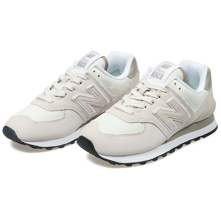 New Balance 574 Elfenbeinweiß Unisex Sneaker Creme Beige U574SE2