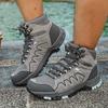 Chaussures de Randonnée Homme Extérieur Lacets Montantes Antidérapantes Décontractées Chaussures de Sport Femme Plates Respirantes Amortissantes Chaussures Homme Femme