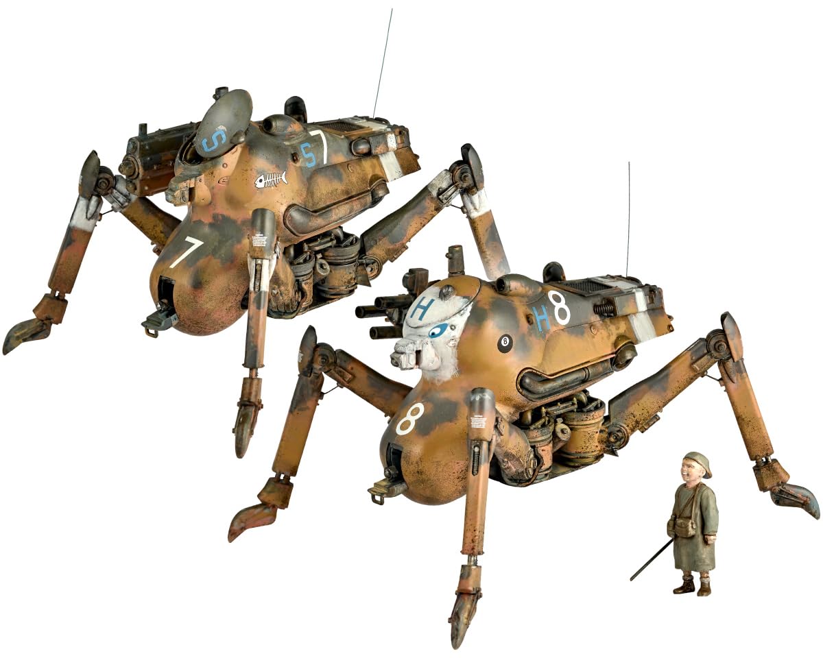 

Kaiyodo ARTPLA Maschinen Krieger Gladiator Smile Eddie Amsel Scale Unpainted Plastic Model Kit AP049 G1/G2 & 1/35 бронзовый