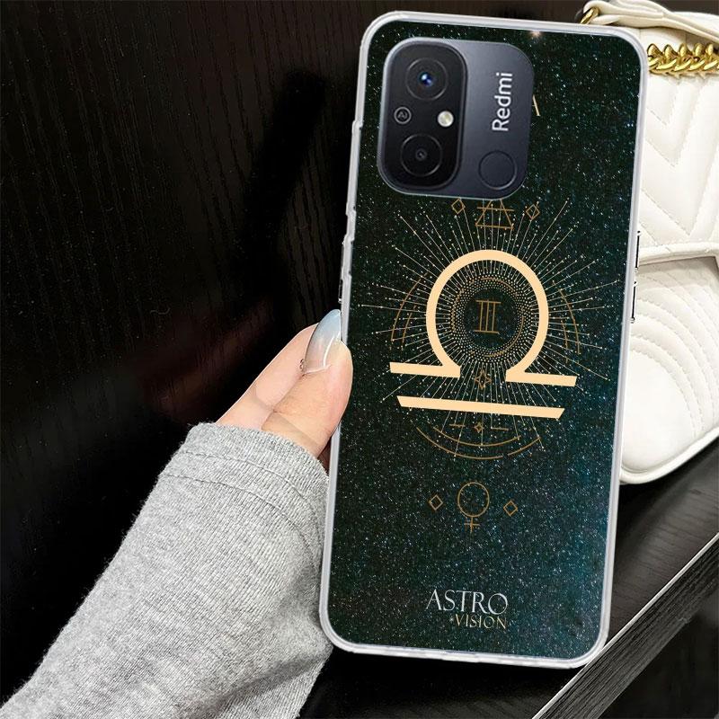 Libra Pisces Virgo Capricorn Aquarius Taurus Case for Xiaomi Redmi 14C 13C 13 12C 12 10C 10 10A Phone Cover 9C 9 9A 9T 8 8A 7 7A