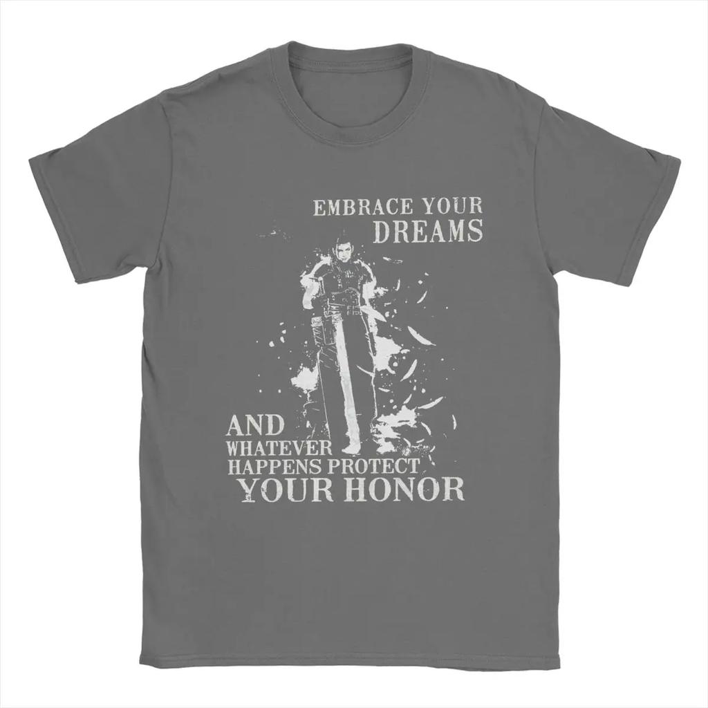 Vintage Final Fantasy 7 T-Shirt for Round Neck Pure Cotton T Shirt Short Sleeve Tee Shirt Gift Idea Clothes