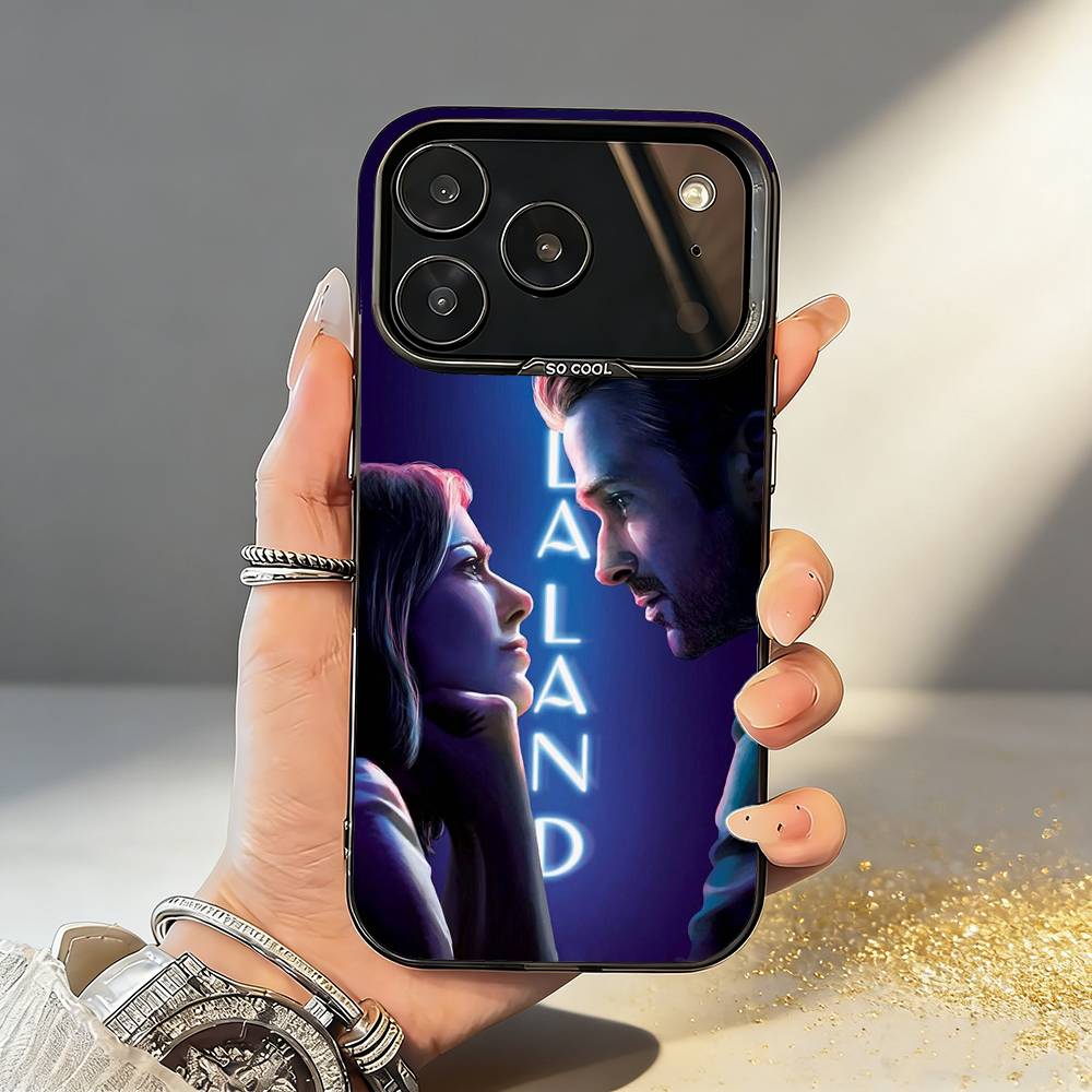 F-Film La La Land Phone Case For iPhone17,16,15,14,13,12,11,Pro,MAX White Matte Shockproof Cover