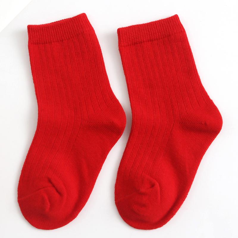 Calzini in Cotone Colori Caramella Autunno 2025 a Mezza Gamba per Bambini e Bambine