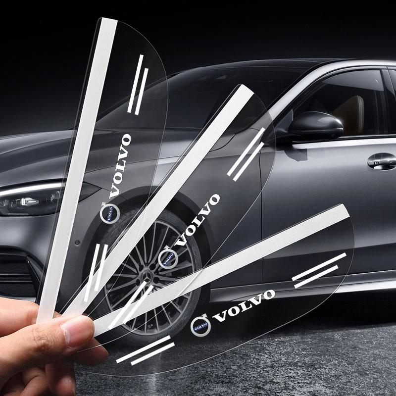 2Pcs Car Rearview Mirror Rain Eyebrow Sun Shade Protector Sticker For Volvo 240 C70 S40 S50 S60 S70 S80 S90 V40 V50 V60 V90 XC40 XC60 XC90 Vnl Truck