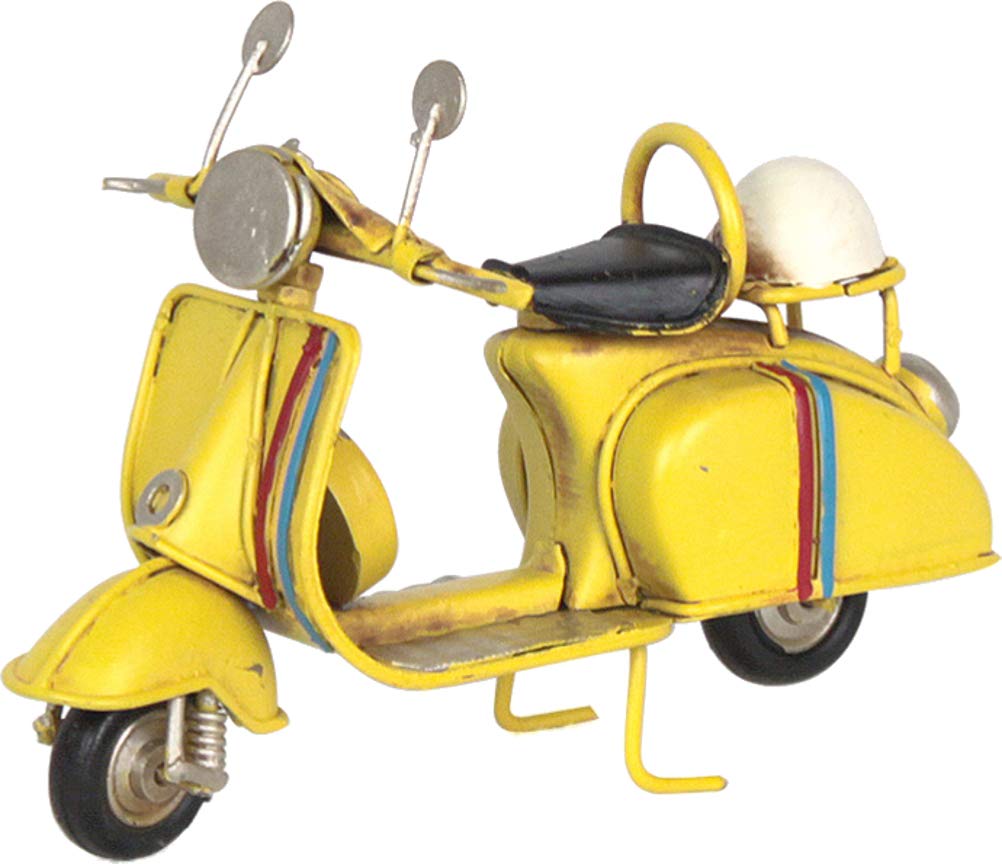 Keystone Nostalgic Deco Object, VE, 11.8 X 6.2 X 7.7 Cm, Italy, Yellow, DE049506