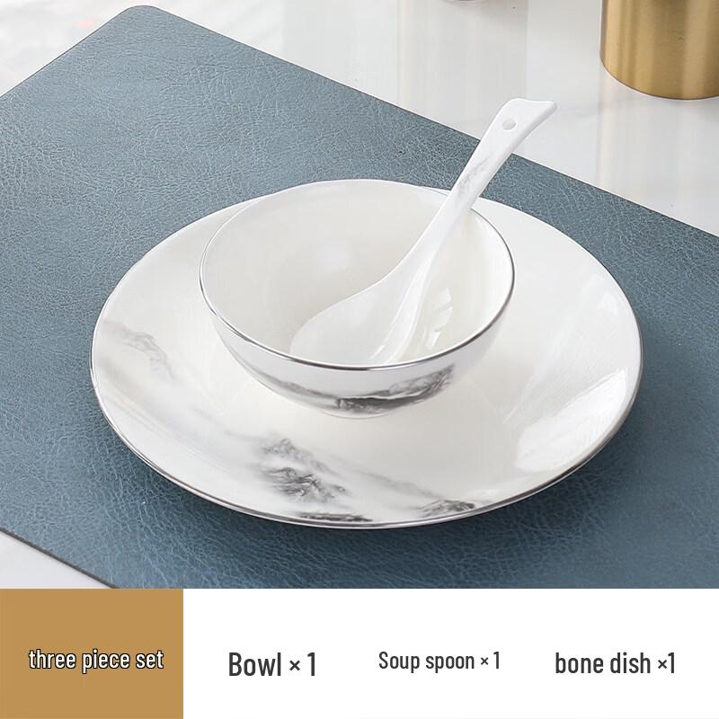 Tian Ya Jing Imported Bone China Landscape Dinnerware Set