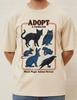 Adopt A Familiar Tee Witchy Tshirt With Black Magic Animal Rescue Print Familiar Creatures Occult Casual Cotton Top