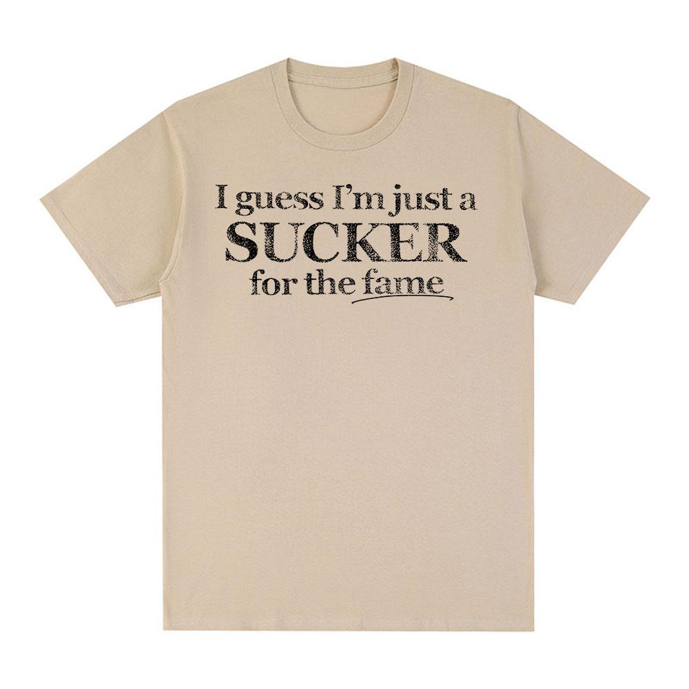 

Yungblud I Guess Im Just A Sucker for The Fame Tshirts Mens Clothing Fashion Hip Hop Short Sleeves 100 Cotton Summer T Shirt M