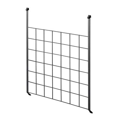 Yamazaki 4833 Digestor Sieťovaný Panel Veža Čierna Cca. W52XD3XH57cm Úložný priestor na kuchynské náradie Úložné diely sú k dispozícii Predáva sa samostatne