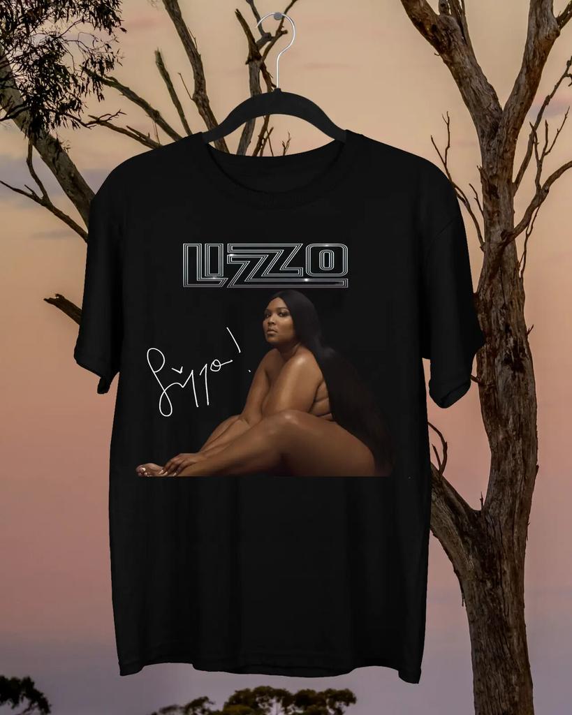 Lizzo Singer Black Cotton Short Sleeve Unisex T-shirt