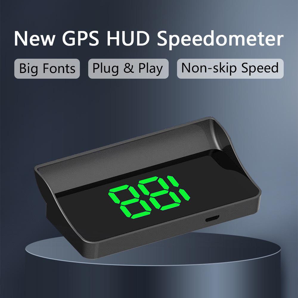 New Car Head-Up Display GPS Speedometer: KMH/MPH Compatible