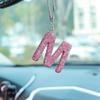 Rhinestone Bow Polymer Clay Rearview Mirror Ornament for Women