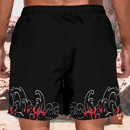 Dragon Fire Flame Boxing Shorts 3D Print Fighting Training Unisex Men Women Quick Dry Fitness Gym Sport Workout Casual Streetwear