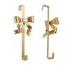 No Drilling Door Storage Hook Metal Hanging Organizer Hook Over The Door Hooks  Bathroom