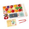 Fruit Tanghulu Toddler Puzzle: Wooden Beading Game for Logical Thinking and Early Education