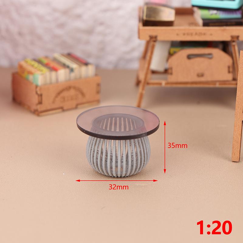 1Pc Puppenhaus Zubehör Dekoration Spielzeug Puppenhaus Miniatur Simulation Balkon Rattan Stühle Tische und Stühle Möbel Modell