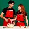 Santa Claus Apron, Christmas Decoration Props, Kitchen Protective Apron, Christmas Party Supplies
