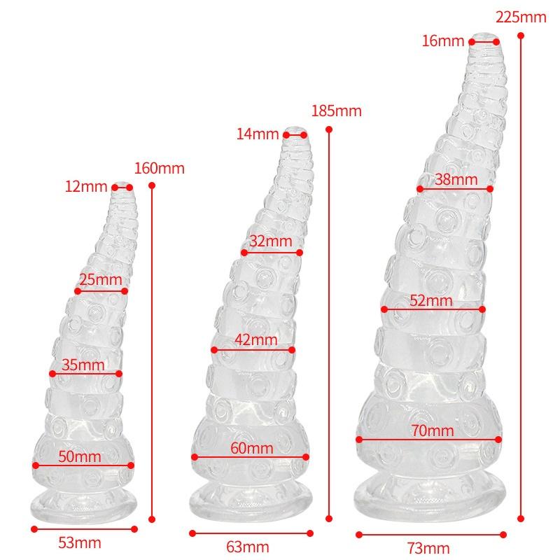 Anus Expansion Prostate Massager Dildo Octopus Butt Plug Massage with Suction Cup Tentacle Dildos Sex Toy