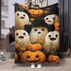 Halloween Elements Comfort Cross-Border Flannel Multifunctional Blanket Blanket Blanket Air Conditioning Blanket Lunch Break Blanket