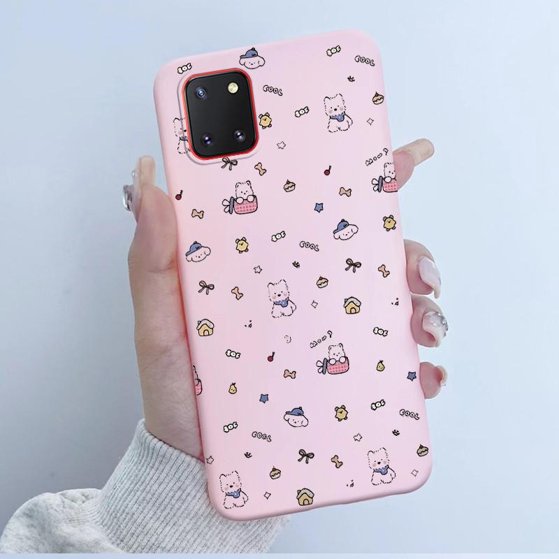 For Samsung Galaxy Note 10 Lite Case N770F Soft TPU Silicone Cover Cute Astronaut Panda Phone Case GalaxyNote 10Lite Coque Funda