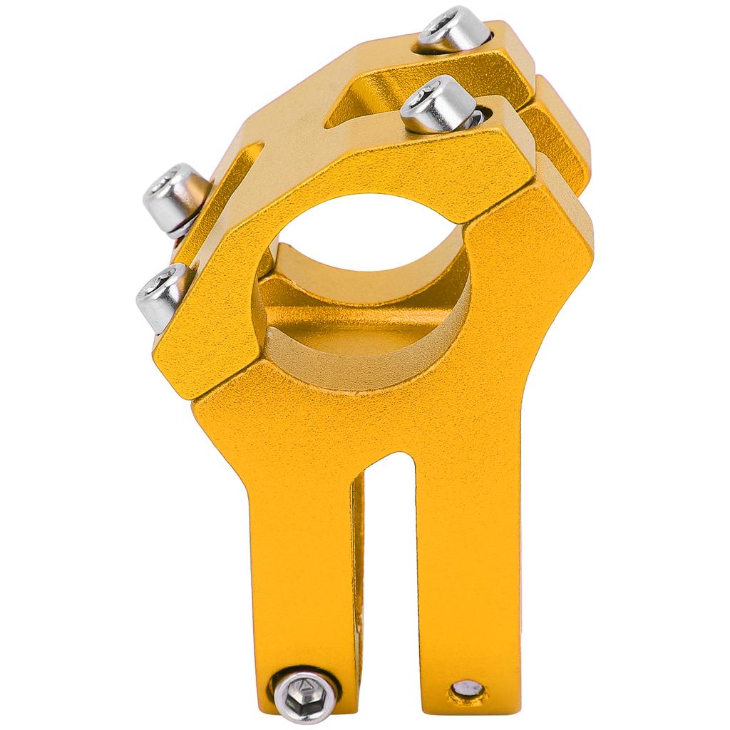 LUNJE 25.4x35MM Představec na kolo Krátký Zdvih Hliníková slitina Kolo Dutý PředstavecZlatý