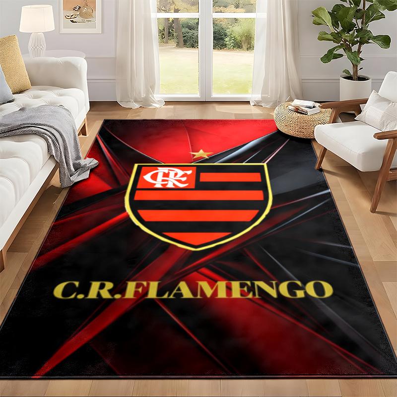 CR Flamengo Carpet Door Mat for Living Room or Bedroom Protective Mat Under Chair Office Decoration Christmas Gift Birthday Present