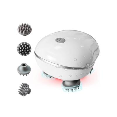 Electric Scalp Massager, Wireless Massager for Cats and Dogs, Handheld Head Massager for Hair Growth, White Less