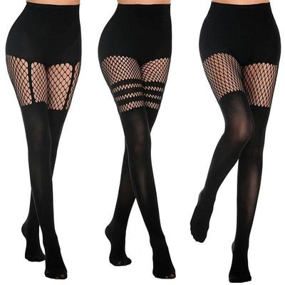 Ciorapi de mătase neagră Șosete de plasă sexy pentru femei Ciorapi strâmți de mătase înalți