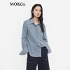MO&Co. Women's Brushed Cotton Long-Sleeved Shirt